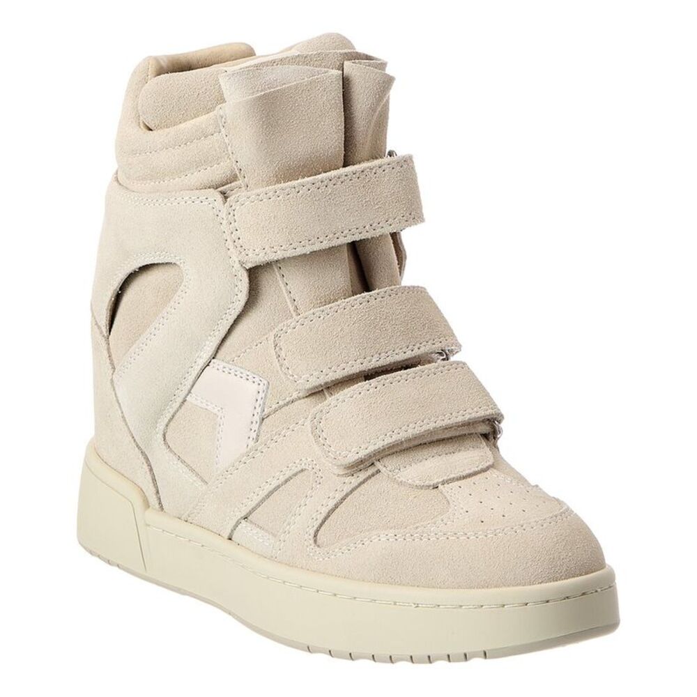 Isabel Marant Im3 Suede Wedge Sneaker, Beige